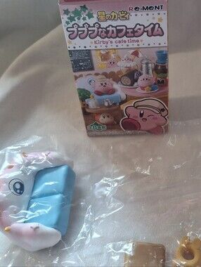 New Re-Ment Kirby's Cafe Time Pink Miniature Playset